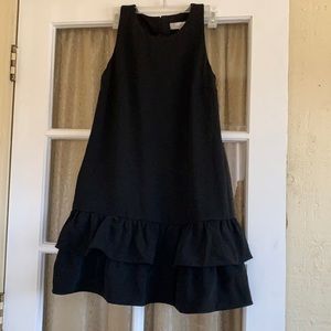 NEW Ann Taylor LOFT Back Cutout Ruffle Hem Dress